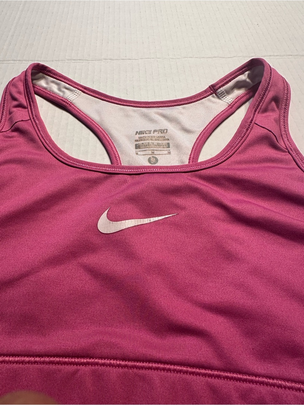 Nike Pink Racerback Dri-FIT Sports Bra - Picture 3 of 5
